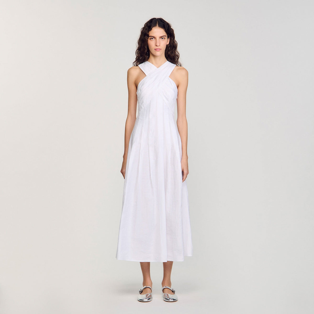 Wrap maxi dress | Sandro
