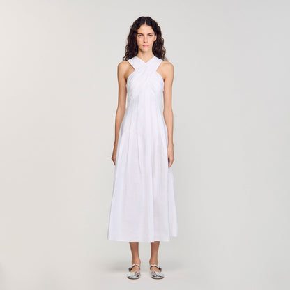 Wrap maxi dress | Sandro