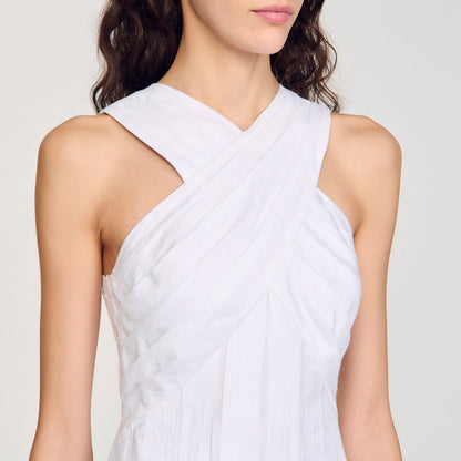 Wrap maxi dress | Sandro
