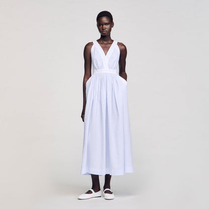 Maxi striped dress | Sandro