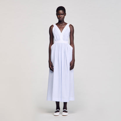 Maxi striped dress | Sandro