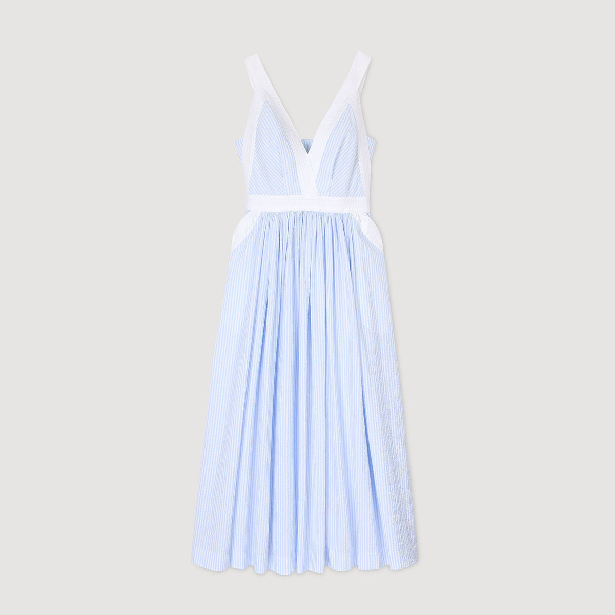 Maxi striped dress | Sandro