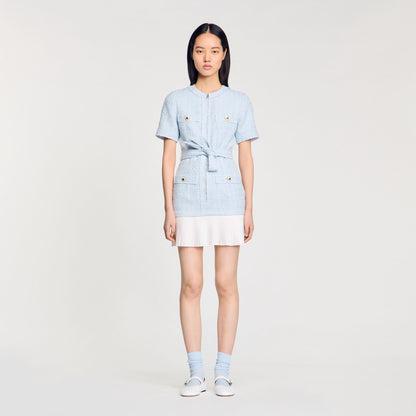 Mini tweed dress | Sandro