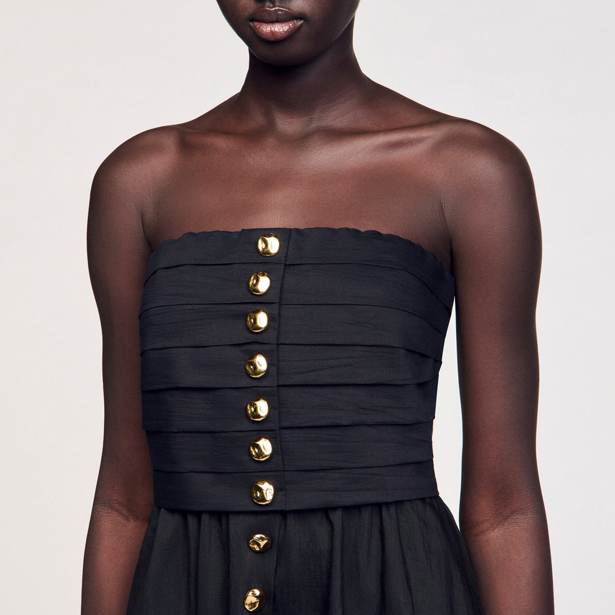 Maxi bustier dress | Sandro