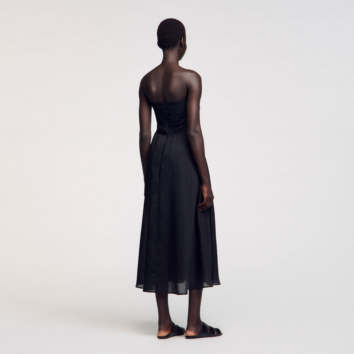 Maxi bustier dress | Sandro