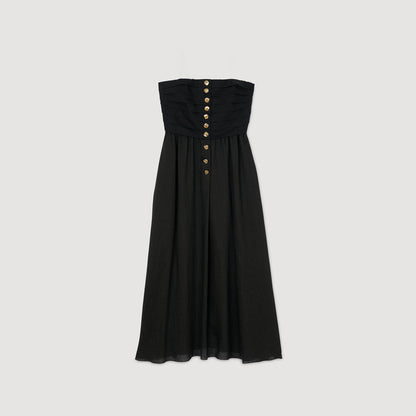 Maxi bustier dress | Sandro