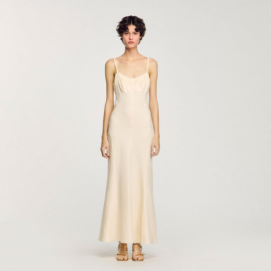 Maxi dress with straps | Sandro
