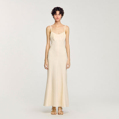 Maxi dress with straps | Sandro