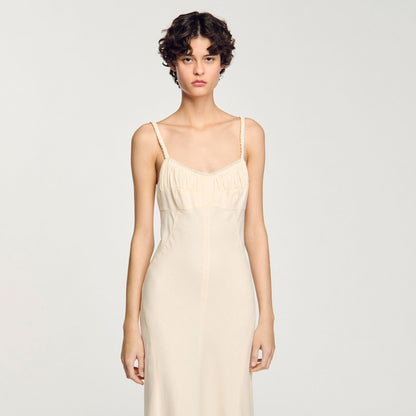 Maxi dress with straps | Sandro