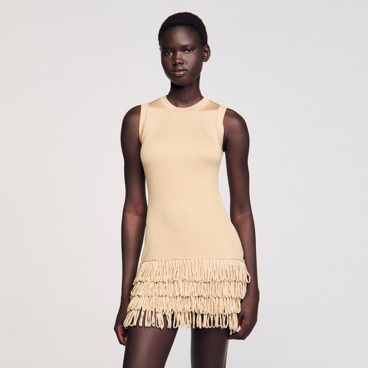 Mini knit dress | Sandro