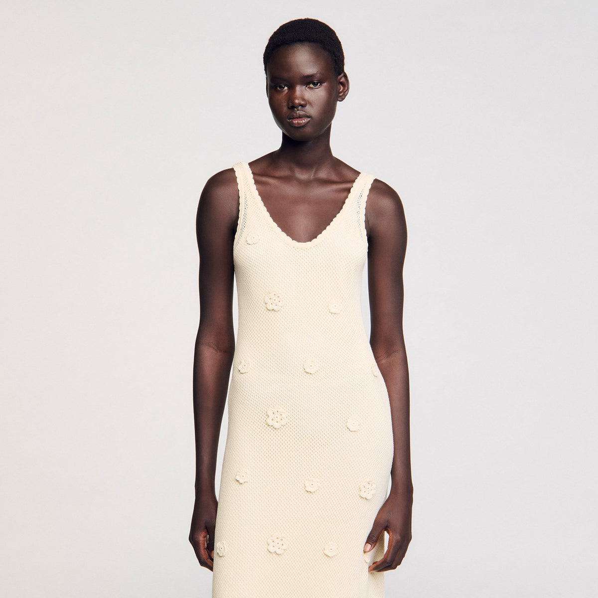 Knit maxi dress | Sandro