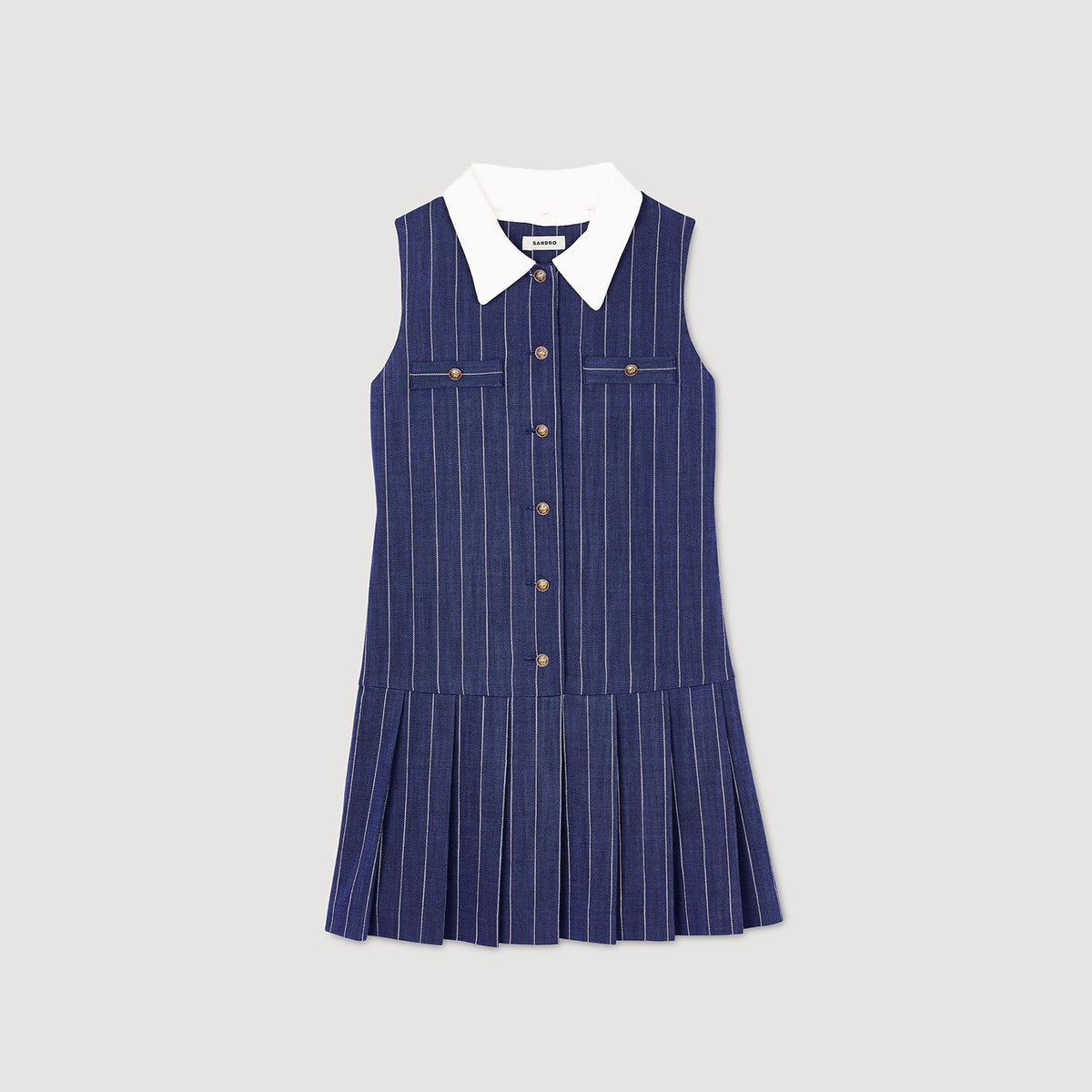 Mini striped dress | Sandro