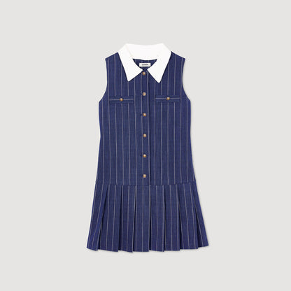 Mini striped dress | Sandro