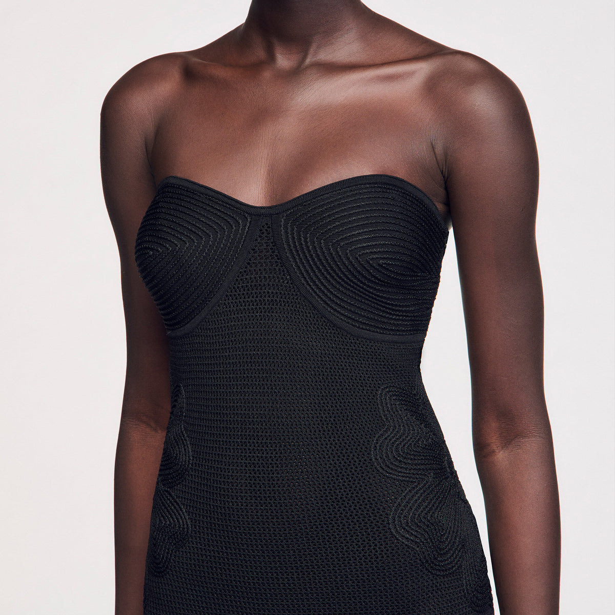 Bustier knit dress | Sandro