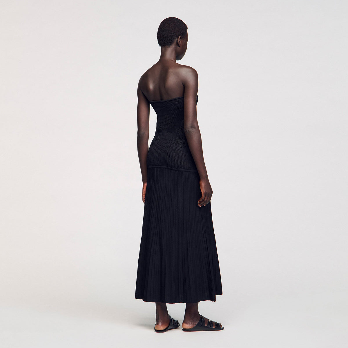 Bustier knit dress | Sandro