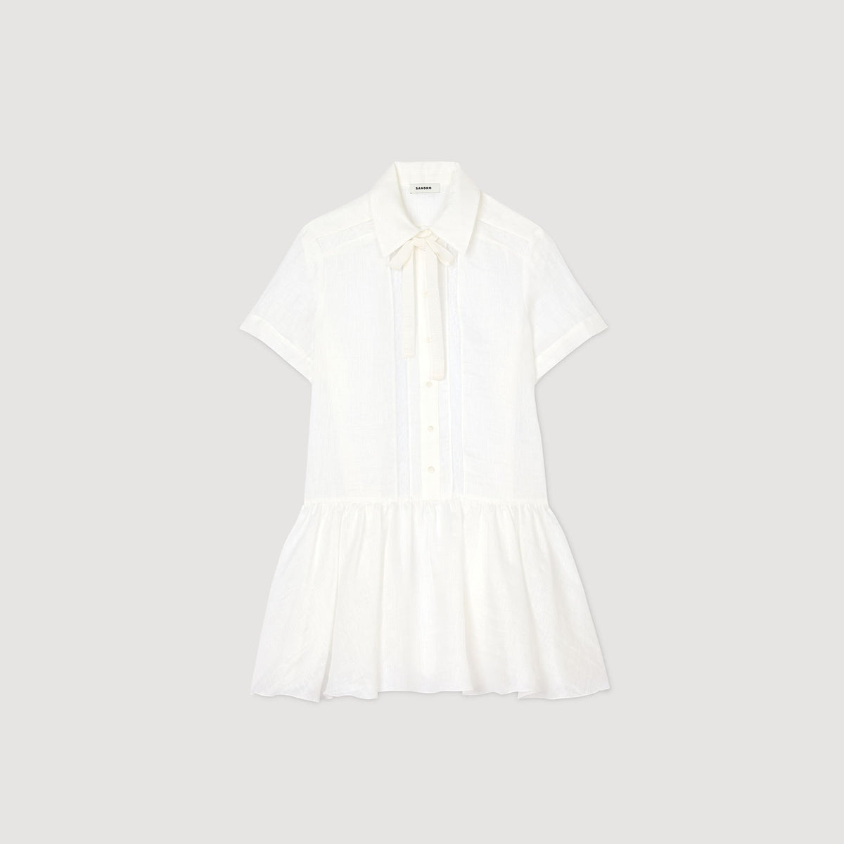 Mini dress with lace details | Sandro