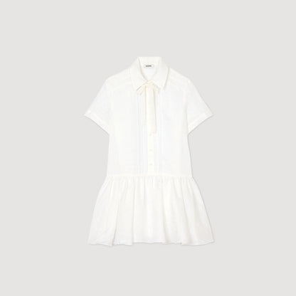 Mini dress with lace details | Sandro