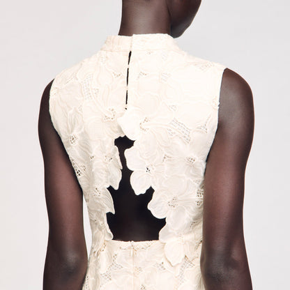 Mini guipure dress | Sandro