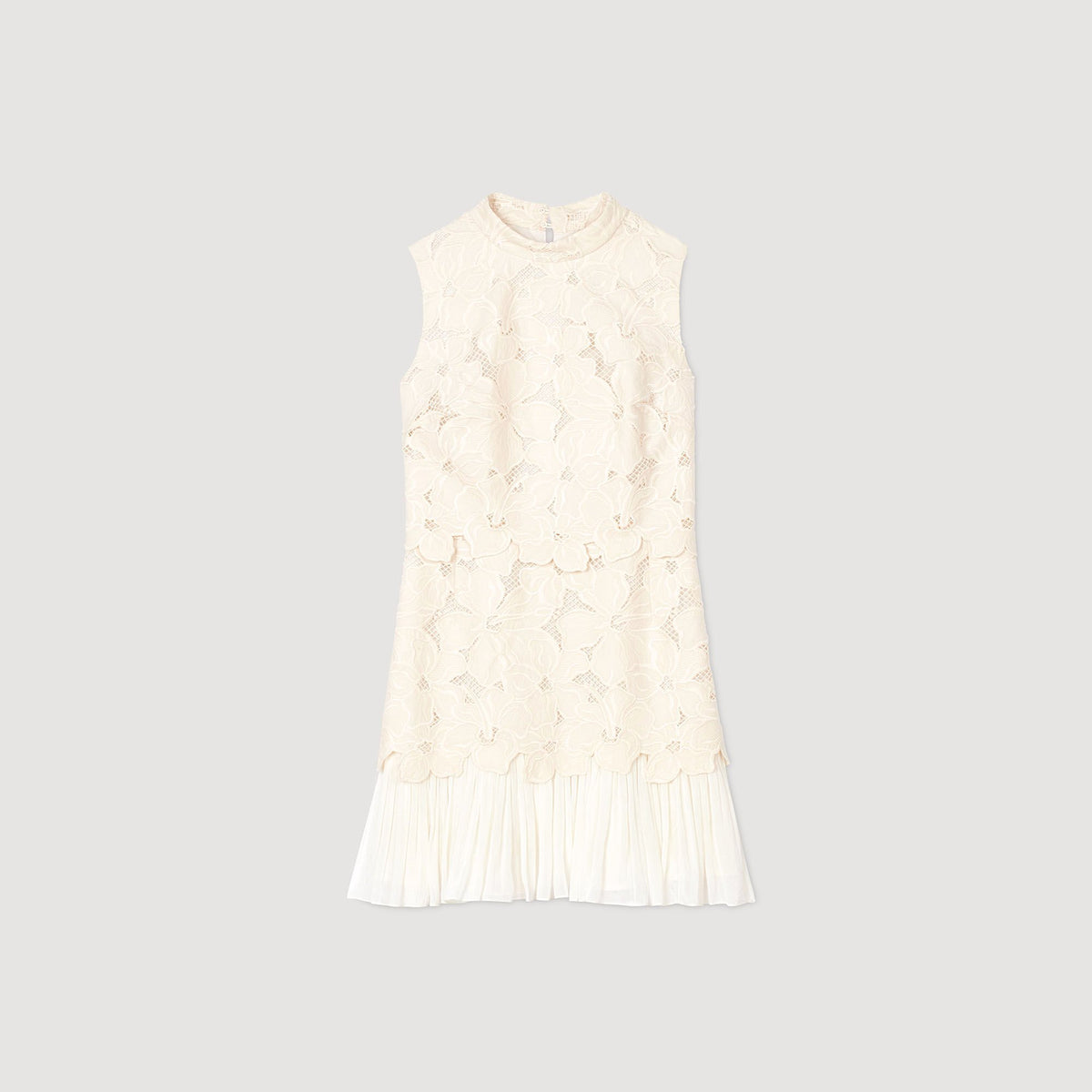 Mini guipure dress | Sandro
