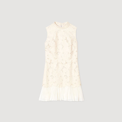 Mini guipure dress | Sandro