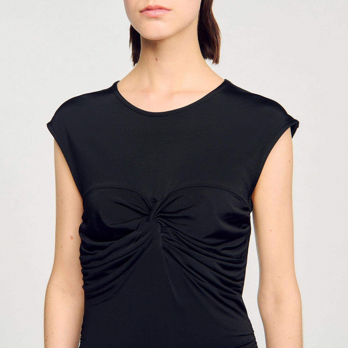 Draped maxi dress | Sandro