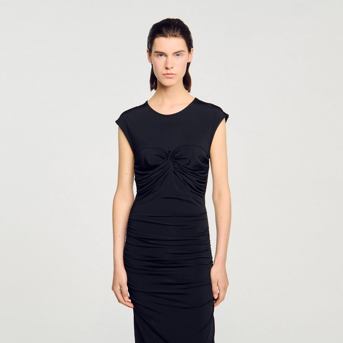 Draped maxi dress | Sandro