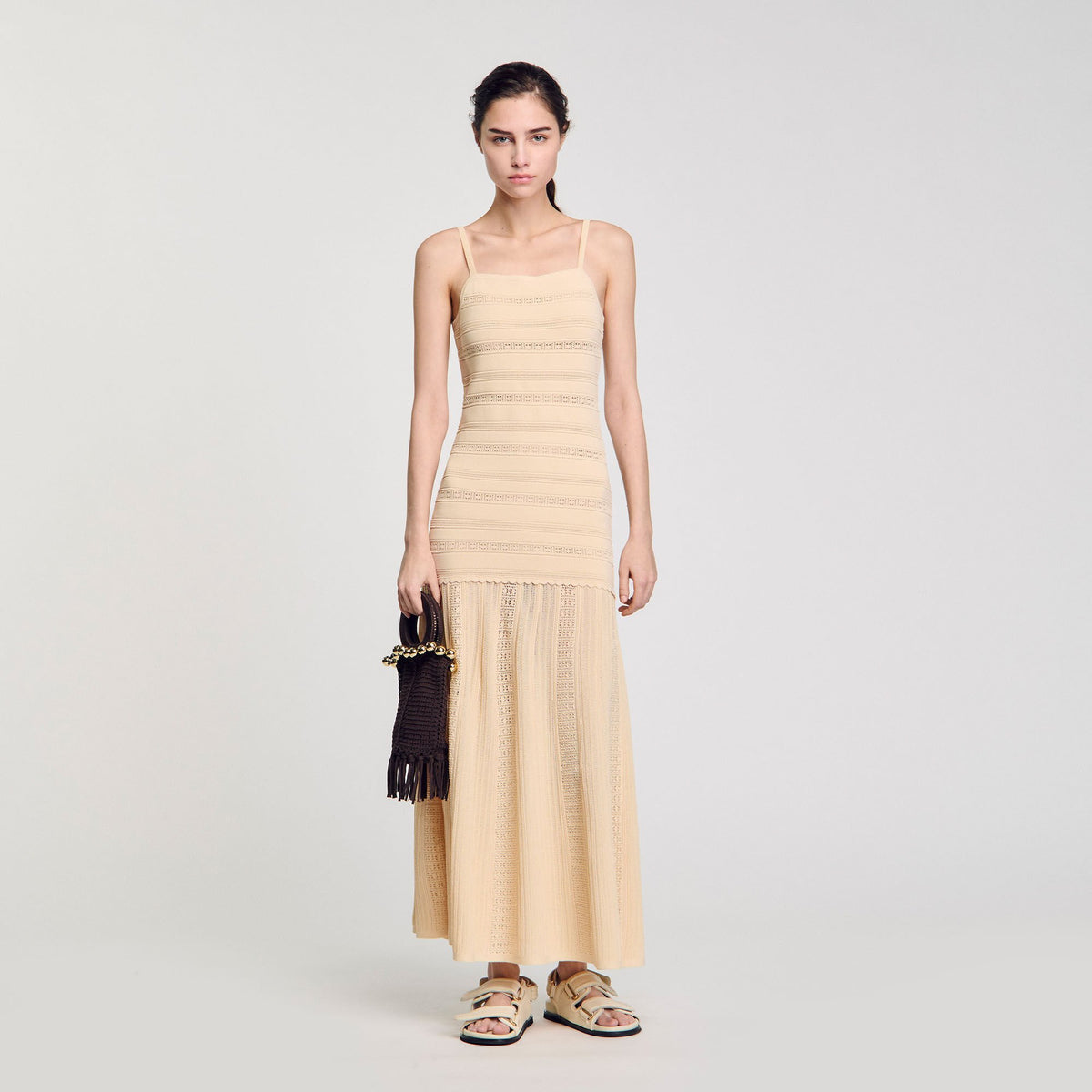 Knit maxi dress | Sandro