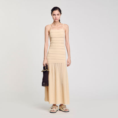 Knit maxi dress | Sandro