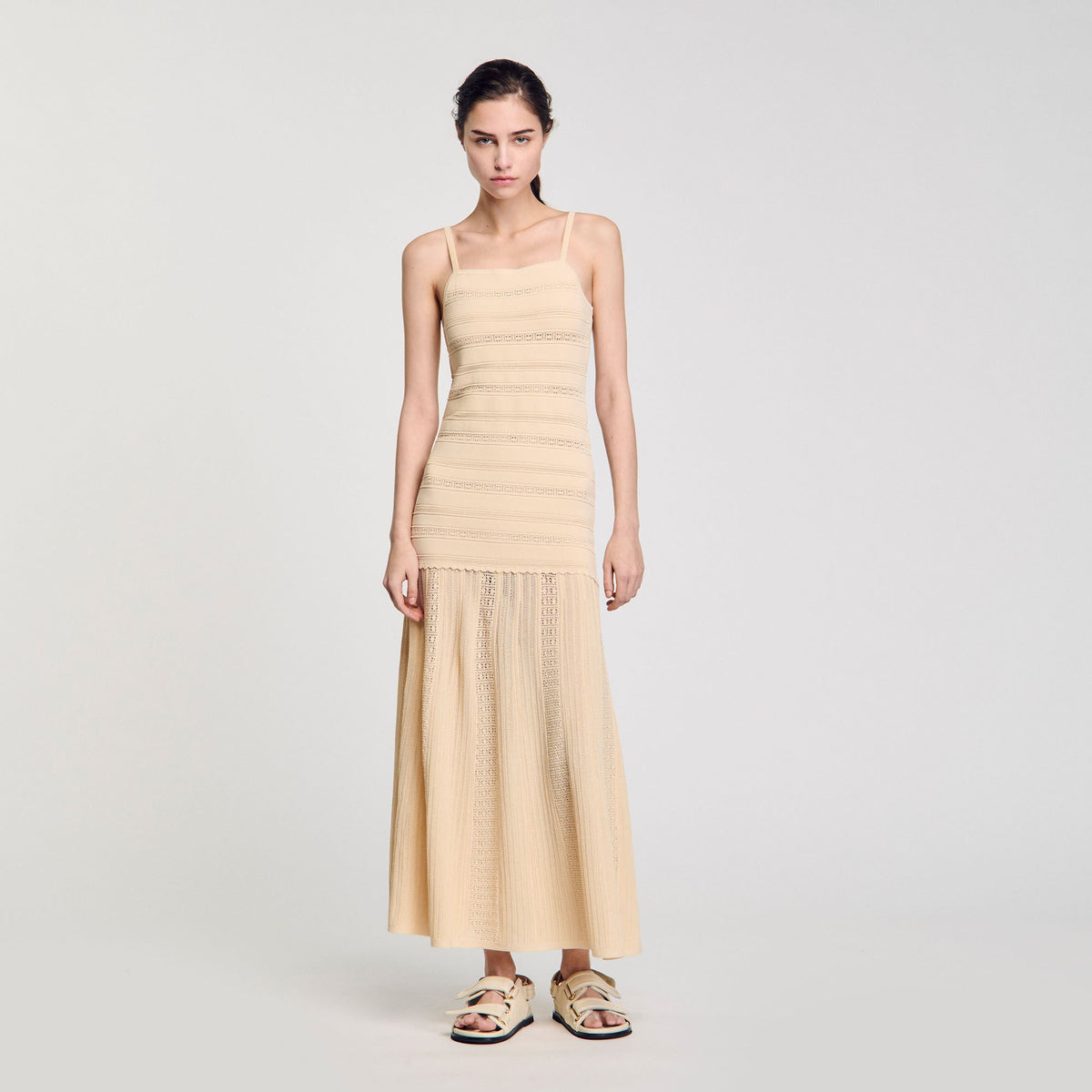 Knit maxi dress | Sandro