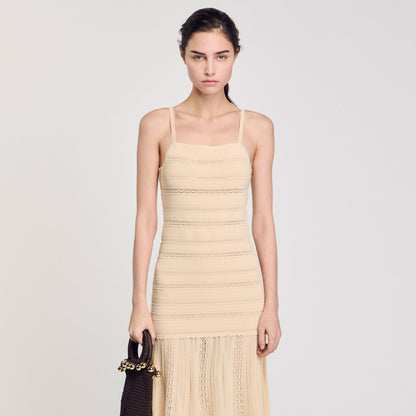 Knit maxi dress | Sandro