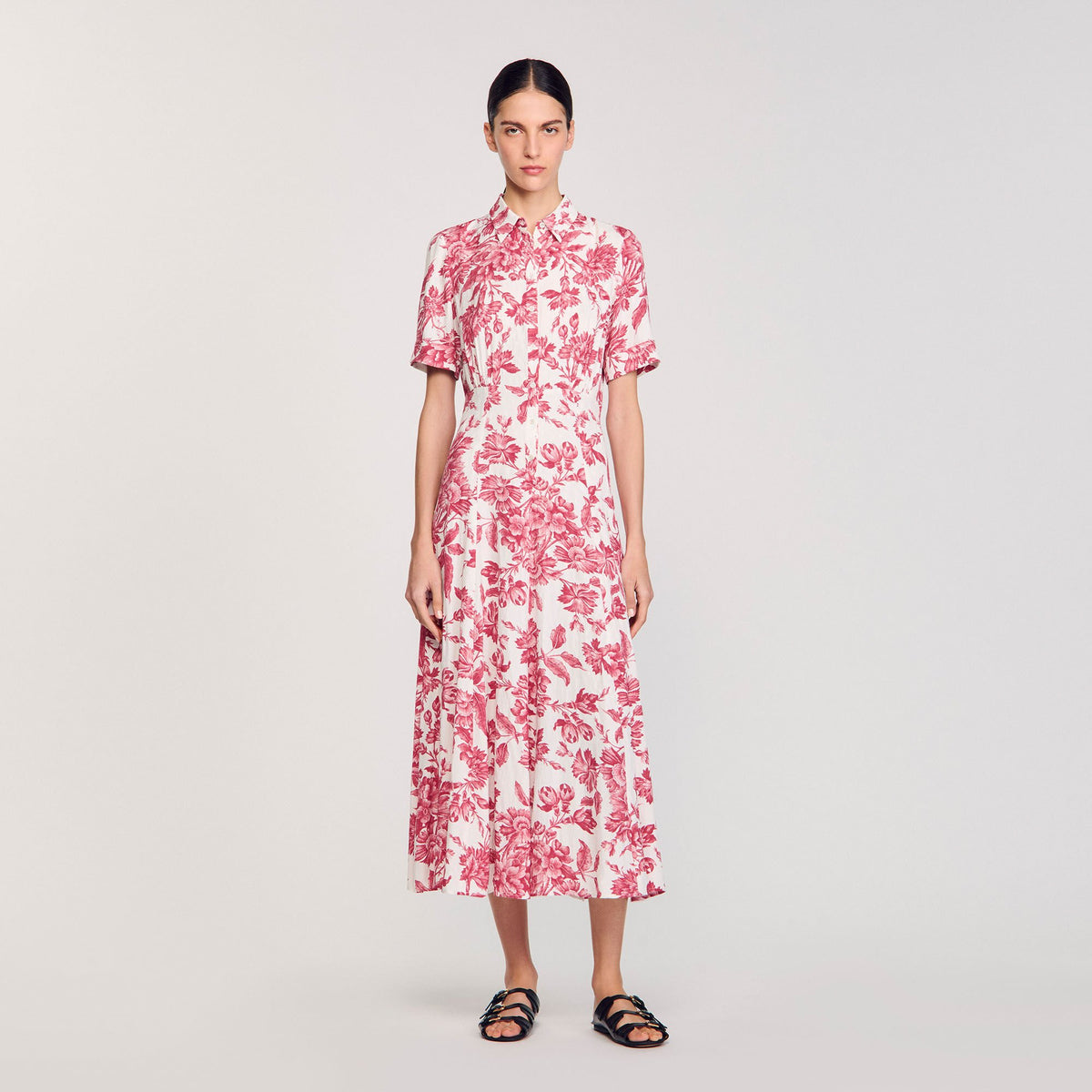 Floral patterned maxi dress | Sandro