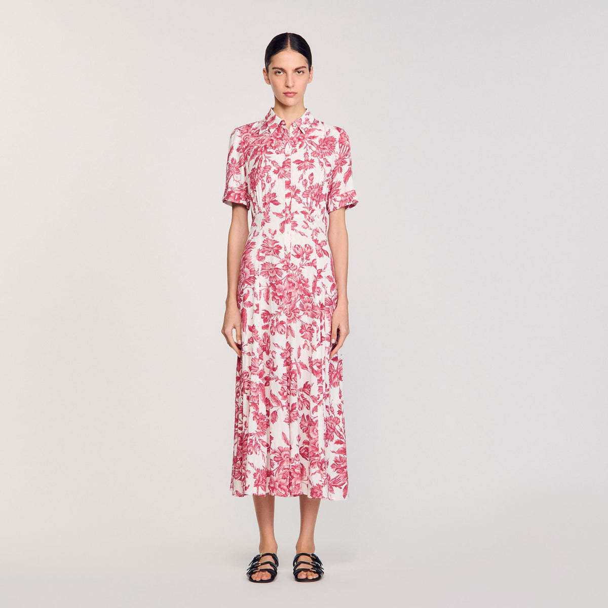Floral patterned maxi dress | Sandro