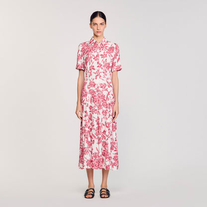 Floral patterned maxi dress | Sandro