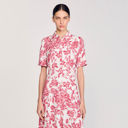 Floral patterned maxi dress | Sandro