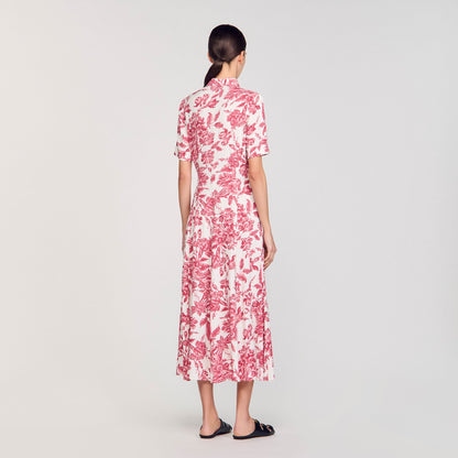 Floral patterned maxi dress | Sandro