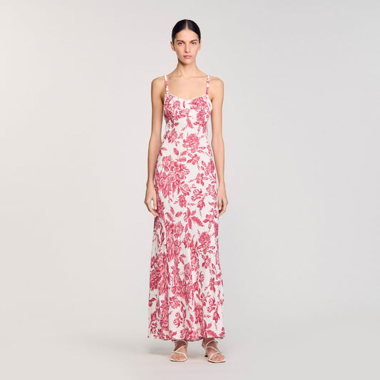 Floral print maxi dress | Sandro