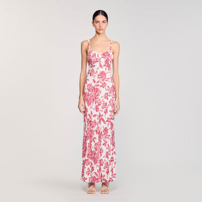 Floral print maxi dress | Sandro