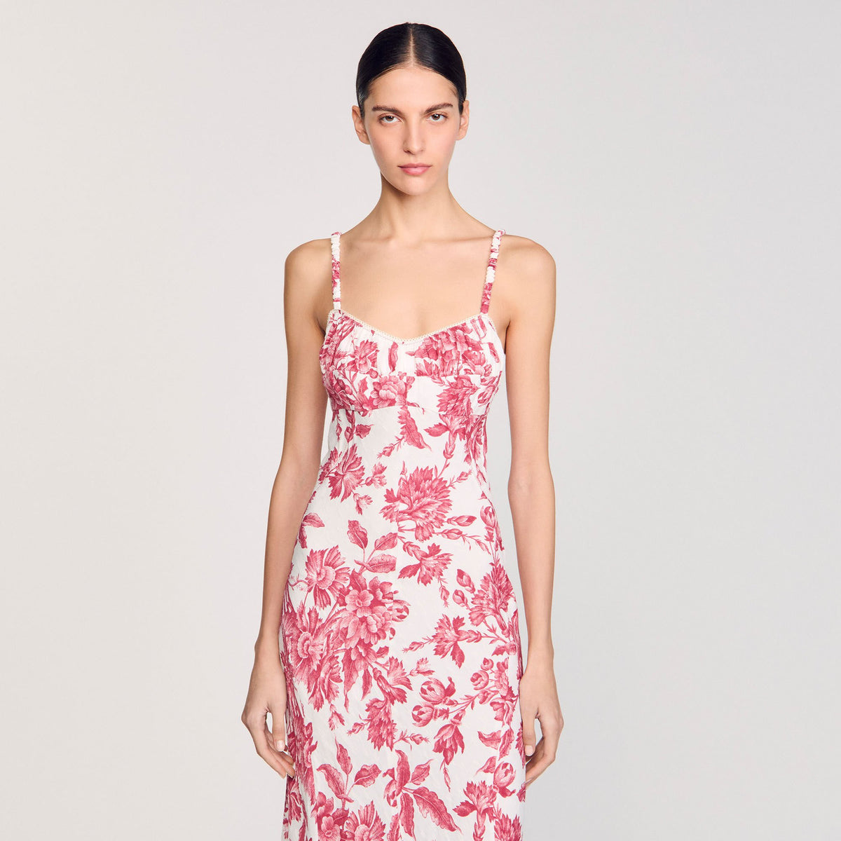 Floral print maxi dress | Sandro