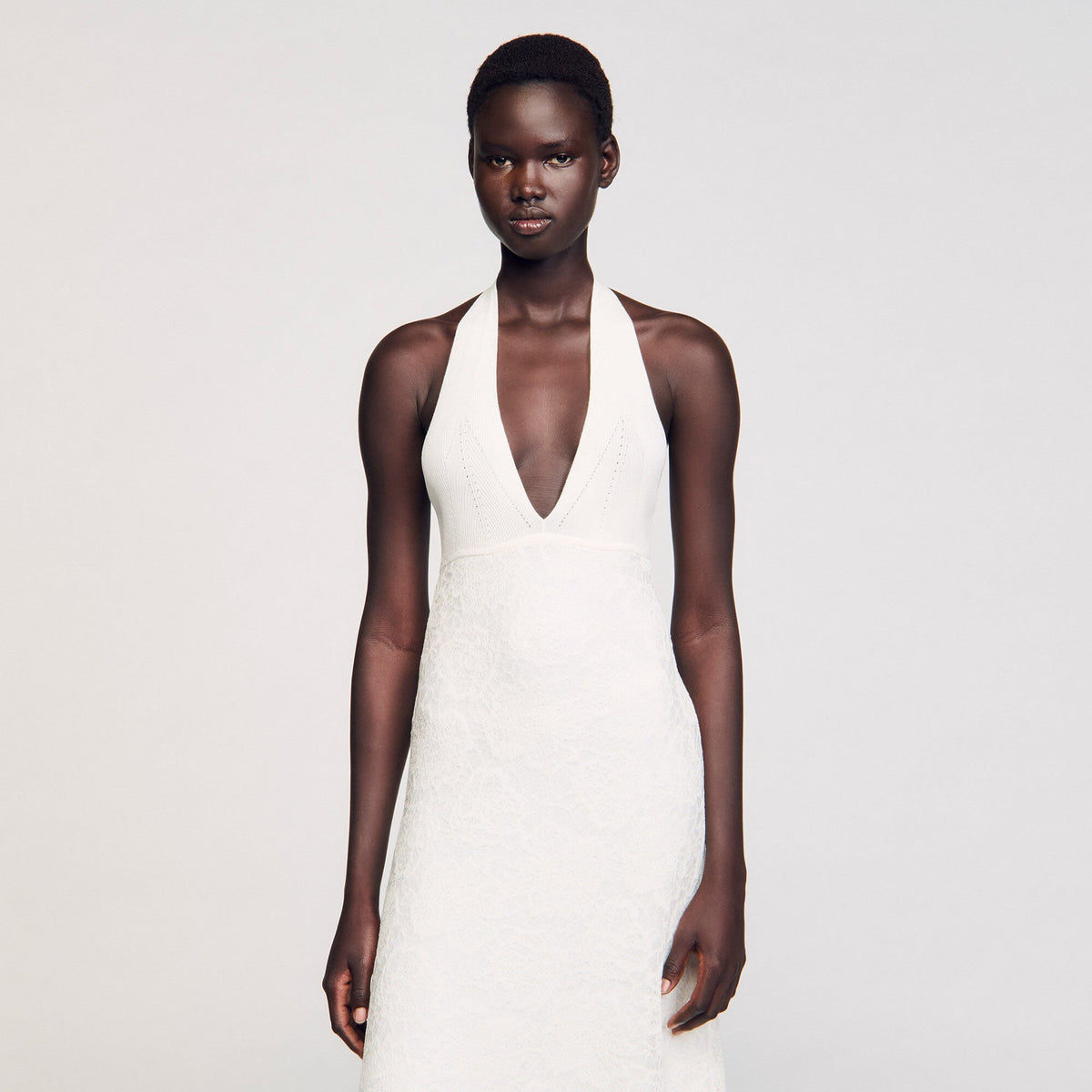 Maxi knit dress | Sandro