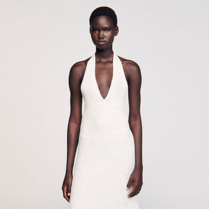 Maxi knit dress | Sandro