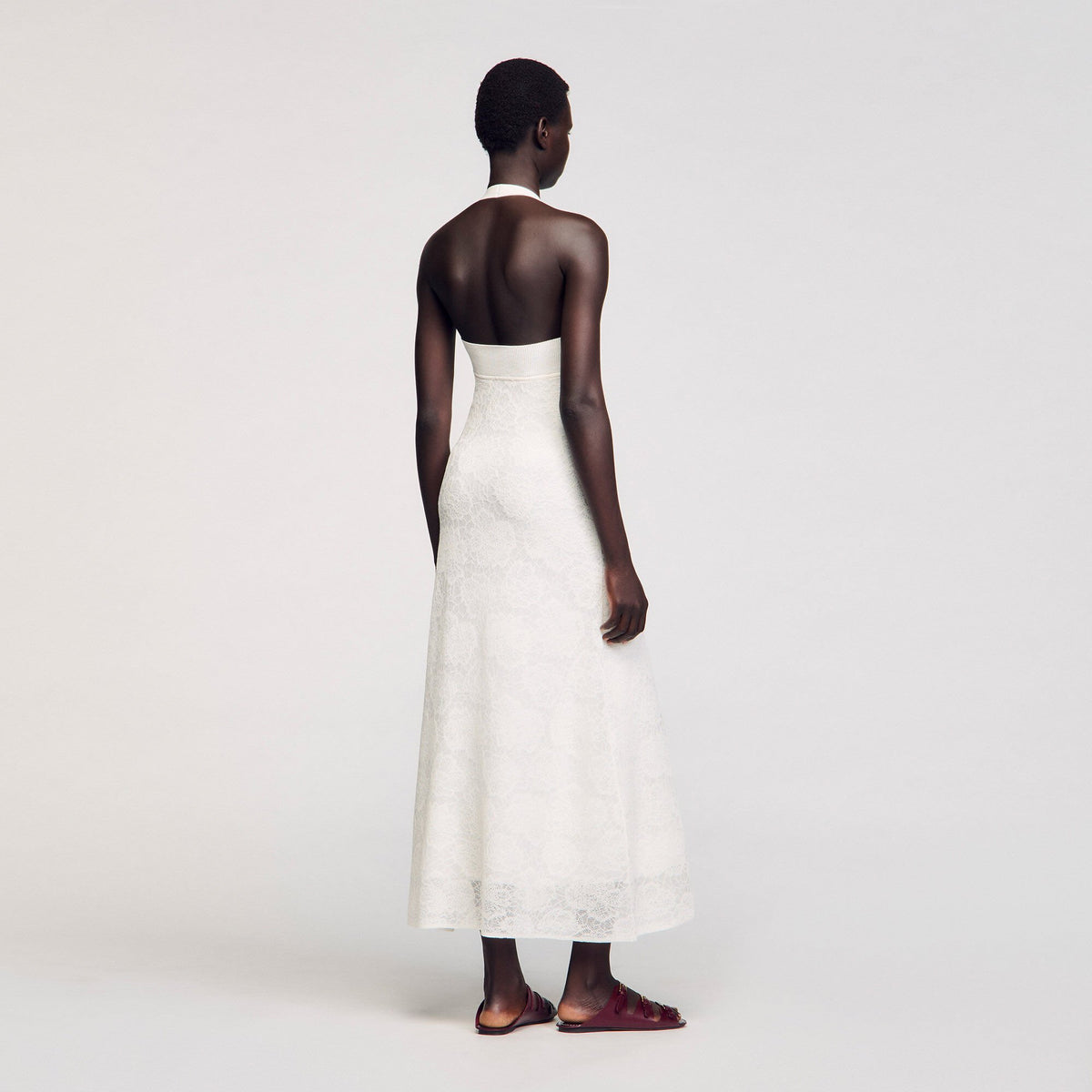 Maxi knit dress | Sandro