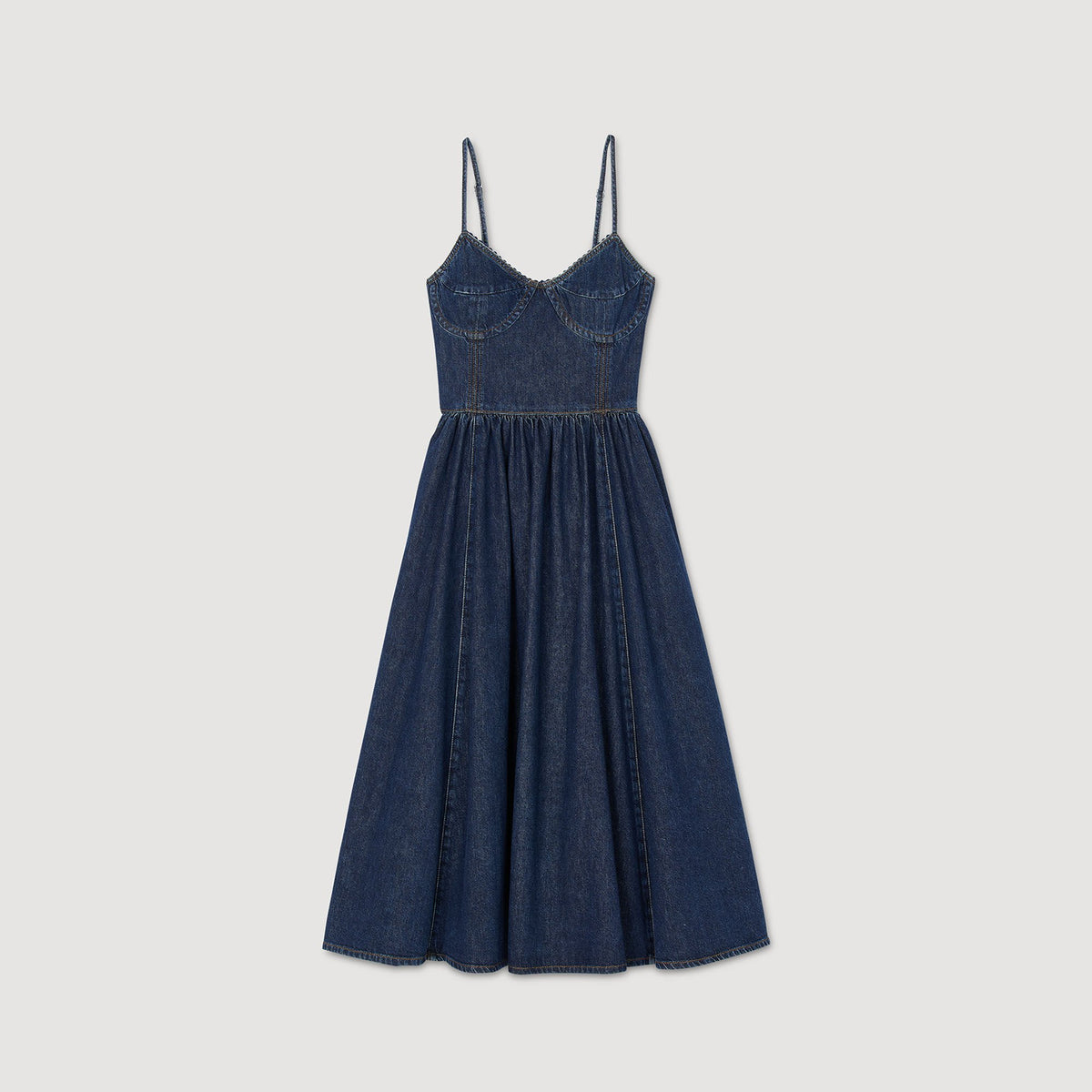 Midi denim dress | Sandro