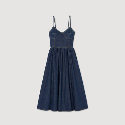 Midi denim dress | Sandro
