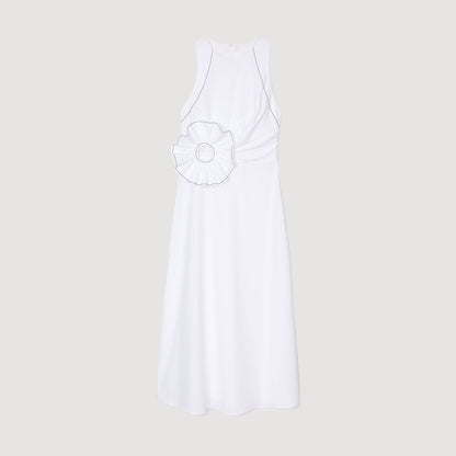 Ruffled sleeveless maxi dress | Sandro