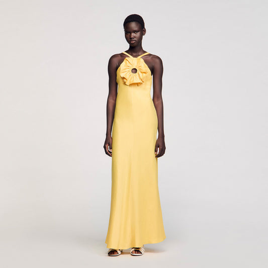 Floral detail maxi dress | Sandro