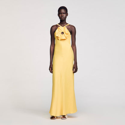 Floral detail maxi dress | Sandro