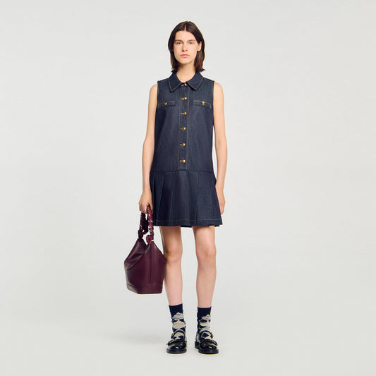 Mini denim dress | Sandro