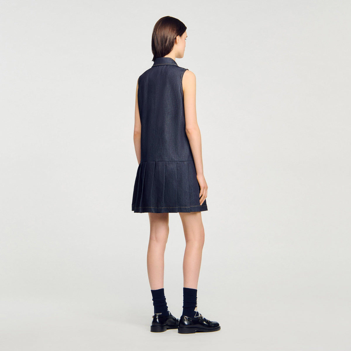 Mini denim dress | Sandro