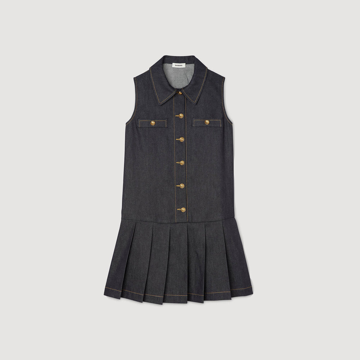 Mini denim dress | Sandro
