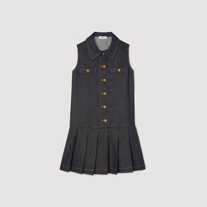 Mini denim dress | Sandro